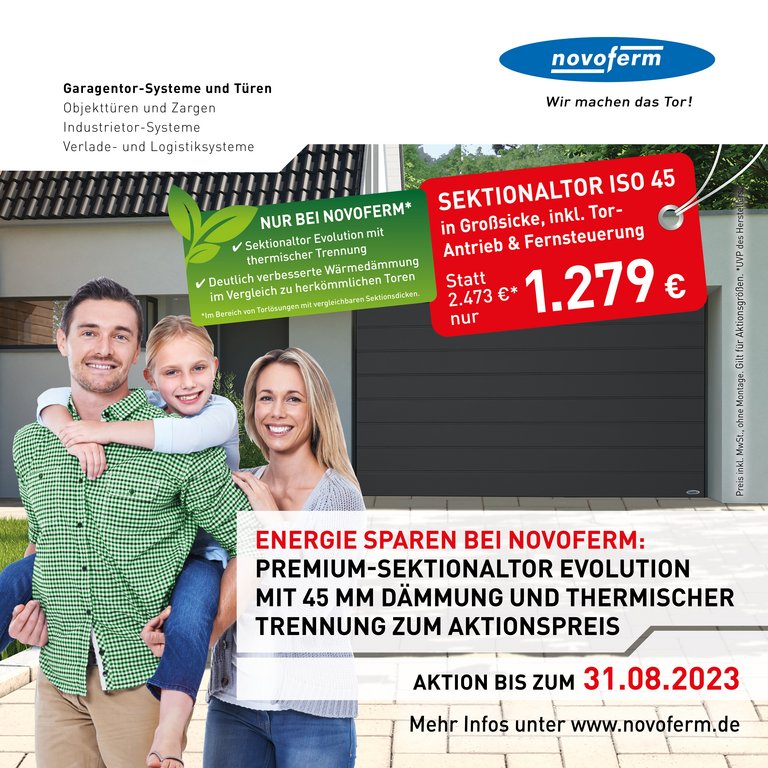 Annonce: Novoferm Aktion Garagentore - Garagen-Sektionaltore - 2022 - 45